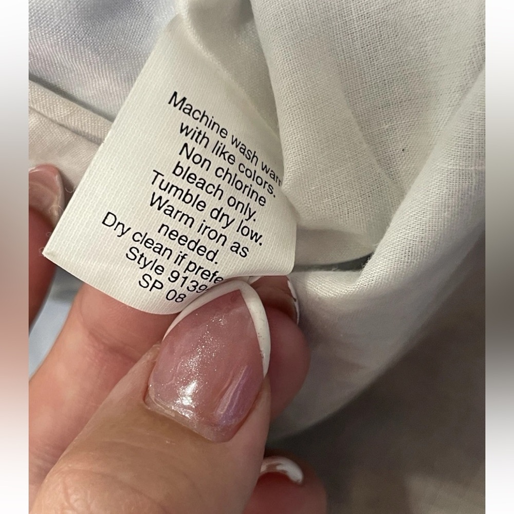 J Crew Strapless Boeing Midi Dress Blue White Flowers Women’s‎ 0 Fully Lined Zip - Picture 8 of 15